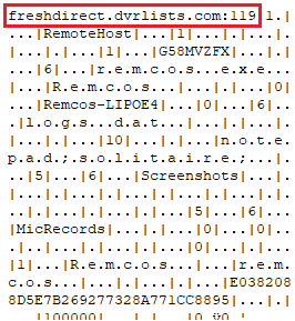 Remcos decrypted configuration 