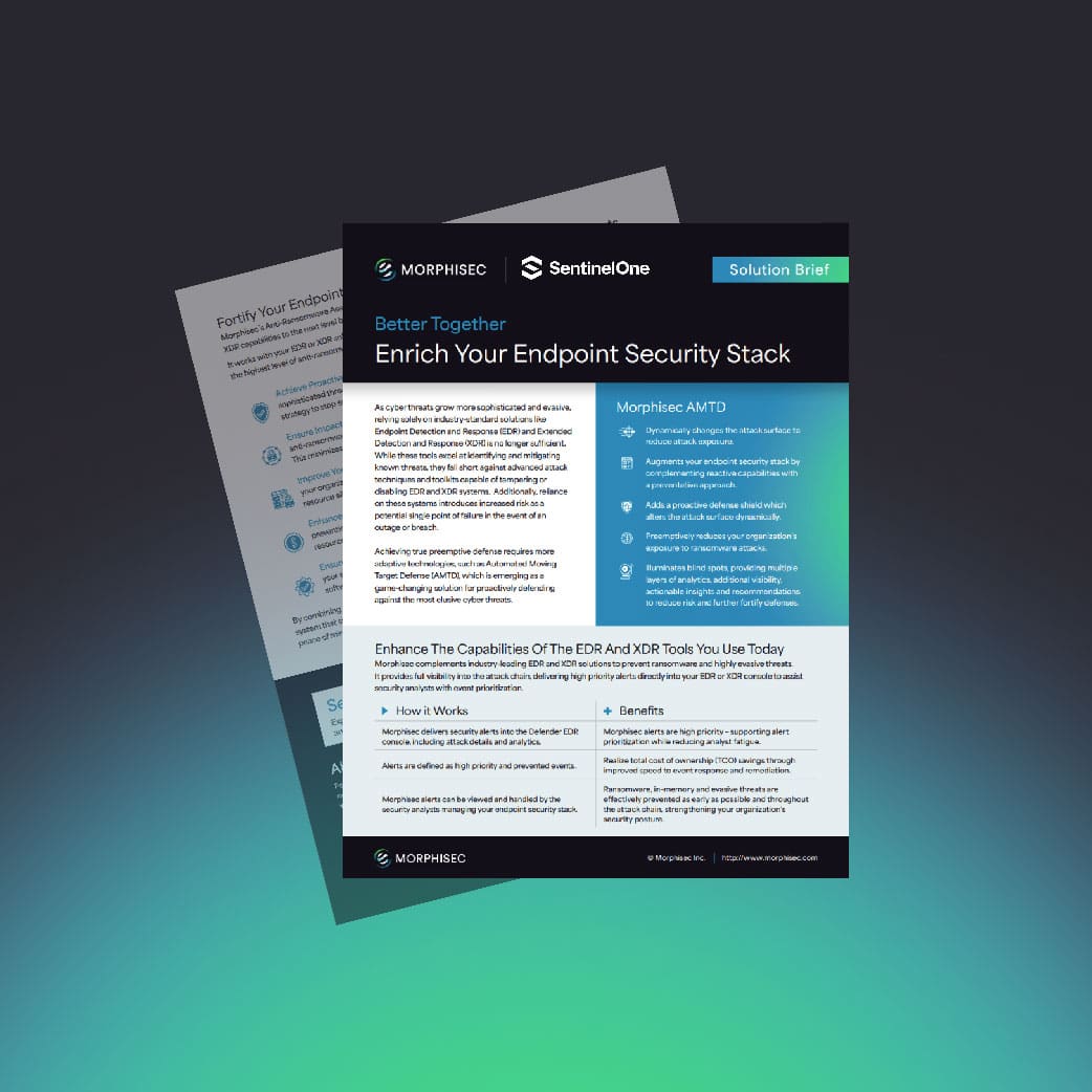 SentinelOne x Morphisec Datasheet