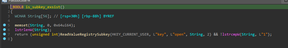 KeyLogger Code Snippet #2 in ValleyRAT